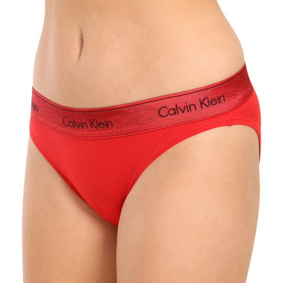 Chiloți damă Calvin Klein roșii (QF7451E-XAT)
