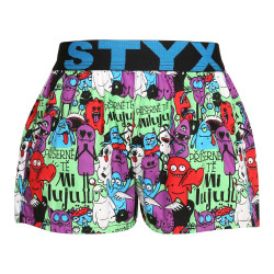 Pantaloni scurți pentru copii Styx arta sport cauciuc monștrii (BJ1555)
