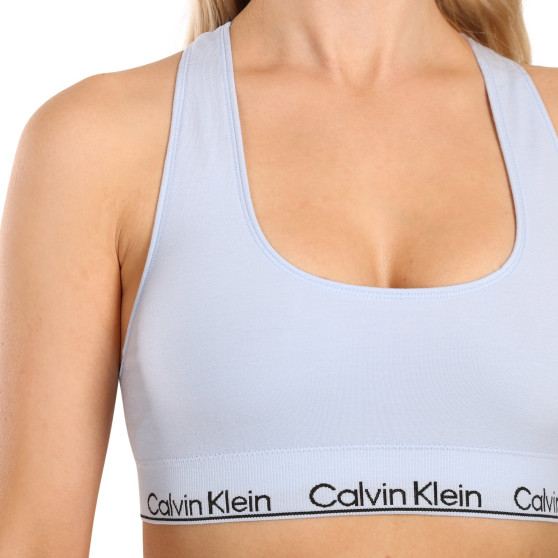Sutien pentru femei Calvin Klein supradimensionat albastru (QF7317E-CJP)