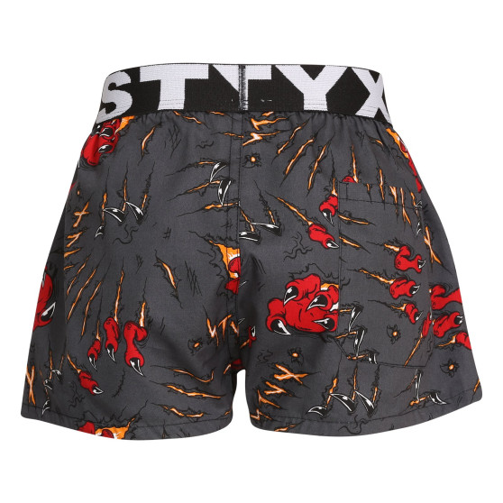 Pantaloni scurți pentru copii Styx artă sport gheare de cauciuc (BJ1552)