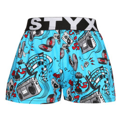Pantaloni scurți pentru copii Styx artă sport cauciuc muzică (BJ1558)