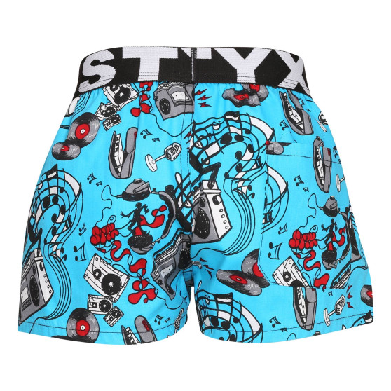 Pantaloni scurți pentru copii Styx artă sport cauciuc muzică (BJ1558)