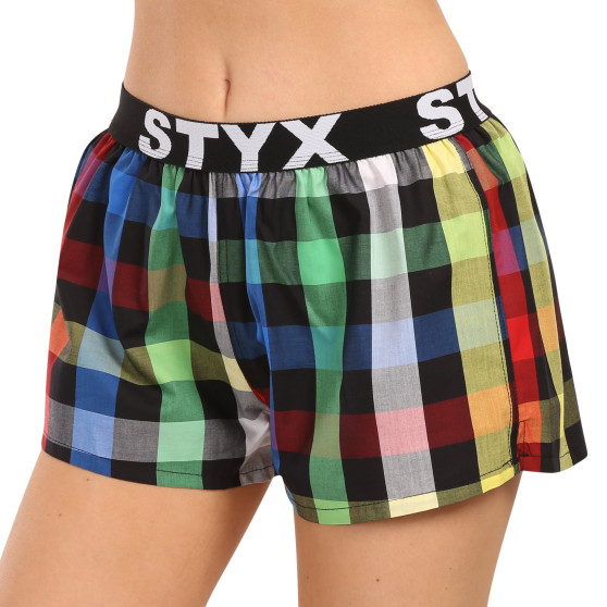 Boxeri damă Styx elastic sport multicolor (T1012)