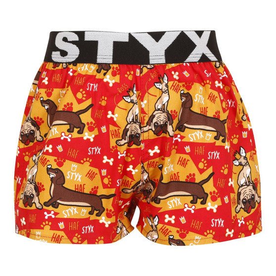 3PACK Pantaloni scurți pentru copii Styx art sport cauciuc multicolor (3BJ15245)