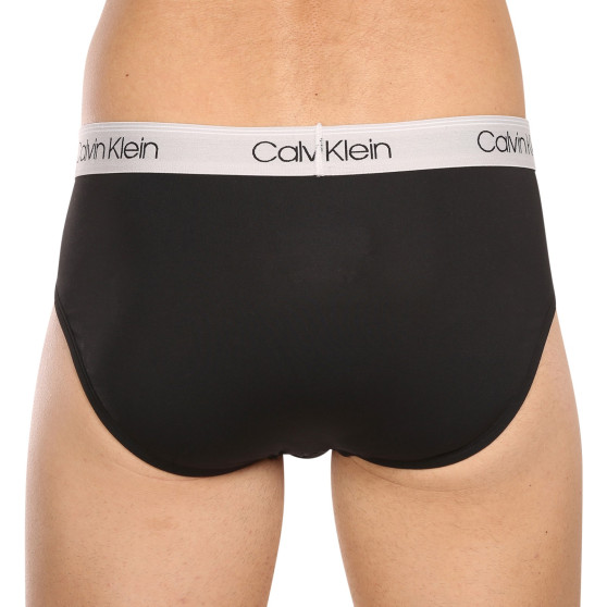 3PACK slipuri bărbați Calvin Klein negre (NB2568A-GF0)
