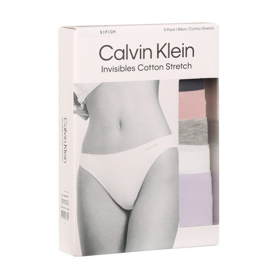5PACK chiloți damă Calvin Klein multicolori (QD5205E-NOZ)