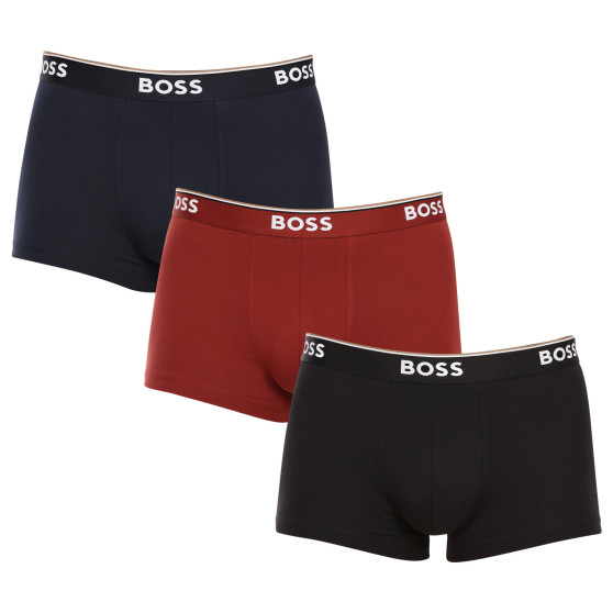 3PACK boxeri bărbați BOSS multicolori (50514928 974)