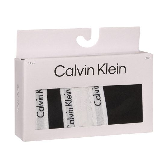 3PACK chiloți damă Calvin Klein multicolori (QD3588E-WZB)