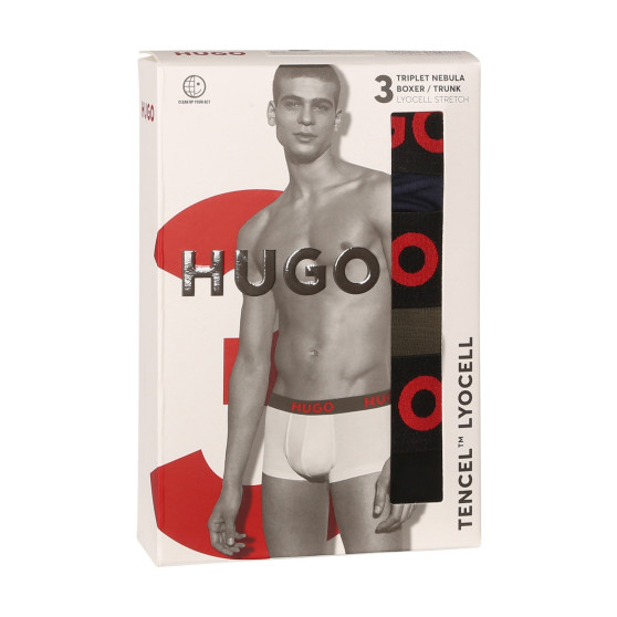 3PACK boxeri bărbați HUGO multicolori (50496723 308)
