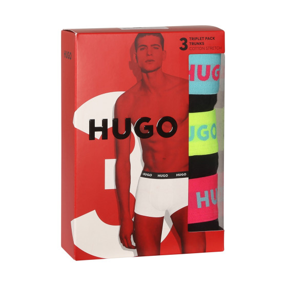 3PACK boxeri bărbați HUGO multicolori (50469766 730)