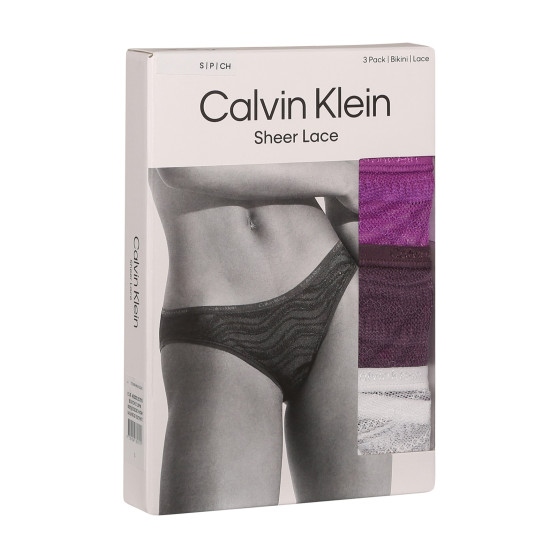 3PACK chiloți damă Calvin Klein multicolori (QD5203E-NOW)