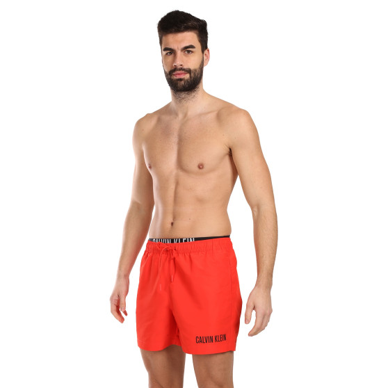 Costum de baie pentru bărbați Calvin Klein roșu (KM0KM00992-XM9)
