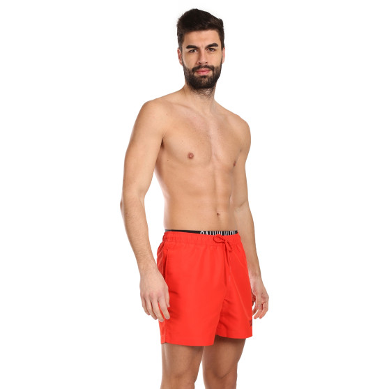 Costum de baie pentru bărbați Calvin Klein roșu (KM0KM00992-XM9)