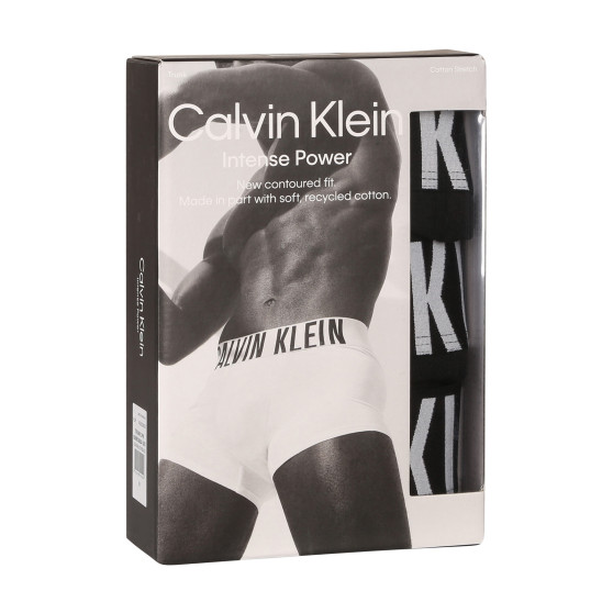 3PACK boxeri bărbați Calvin Klein negri (NB3608A-UB1)