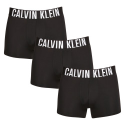 3PACK boxeri bărbați Calvin Klein negri (NB3775A-UB1)