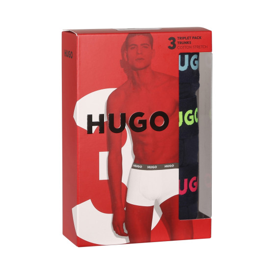 3PACK boxeri bărbați HUGO multicolori (50469766 414)