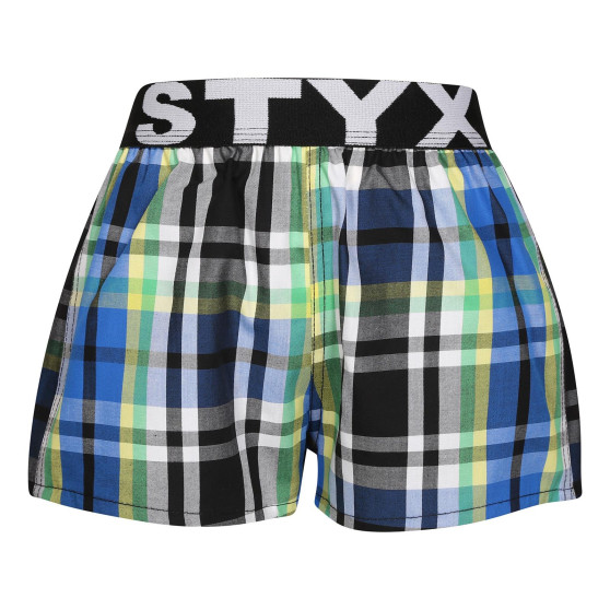 10PACK Boxeri largi pentru copii Styx sport elastic multicolor (10BJ111234567890)