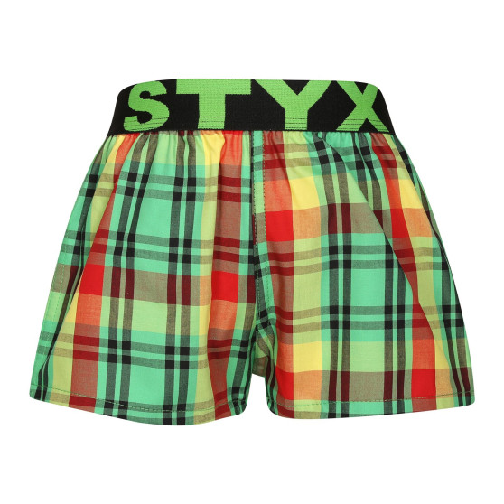 10PACK Boxeri largi pentru copii Styx sport elastic multicolor (10BJ111234567890)