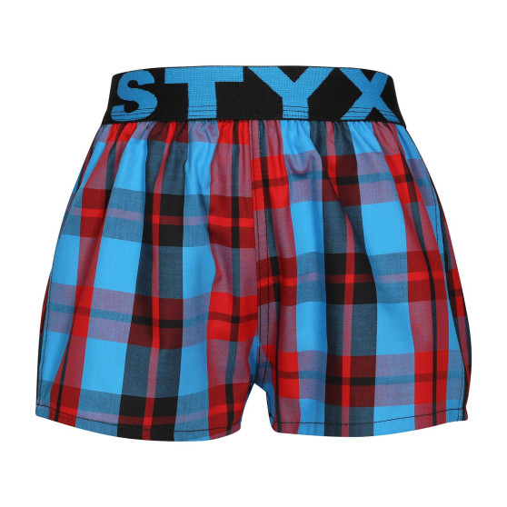 5PACK Boxeri largi pentru copii Styx sport elastic multicolor (5BJ1112345)