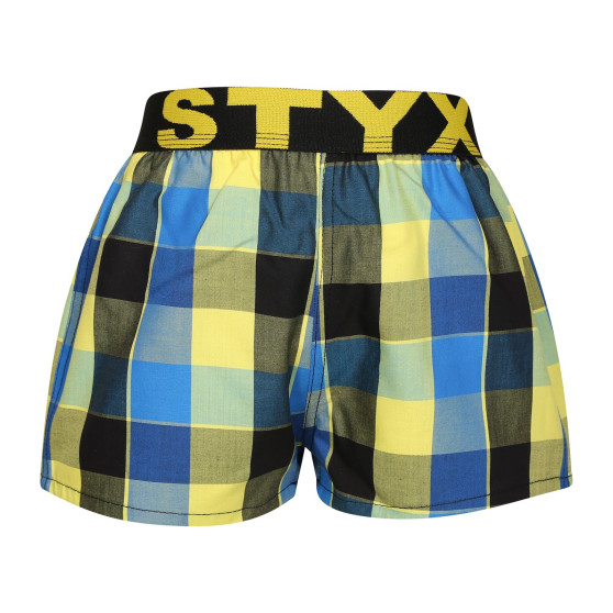 5PACK Boxeri largi pentru copii Styx sport elastic multicolor (5BJ1112345)