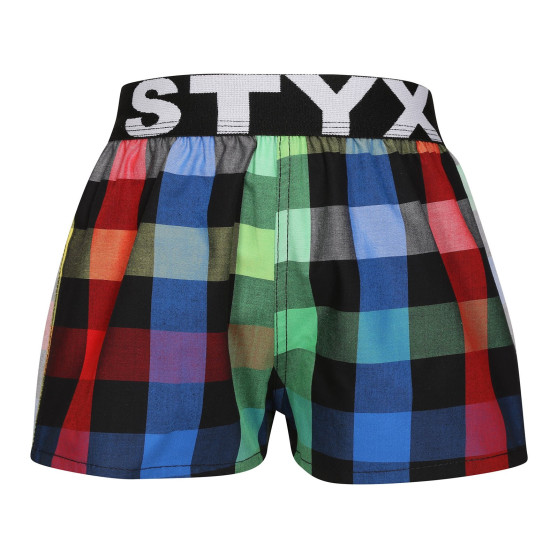 3PACK pantaloni scurți pentru copii Styx sport elastic multicolor (3BJ11123)