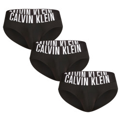 3PACK slipuri bărbați Calvin Klein negre (NB3610A-UB1)