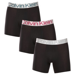 3PACK boxeri bărbați Calvin Klein negri (NB3131A-GIW)