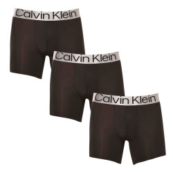 3PACK boxeri bărbați Calvin Klein negri (NB3075A-7V1)