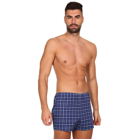 3PACK pantaloni scurți clasici pentru bărbați Foltýn albastru (3xK55)