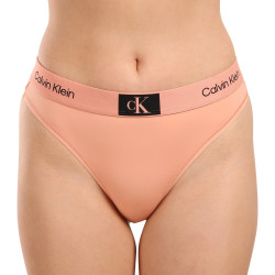 Tanga damă Calvin Klein roz (QF7248E-LN3)