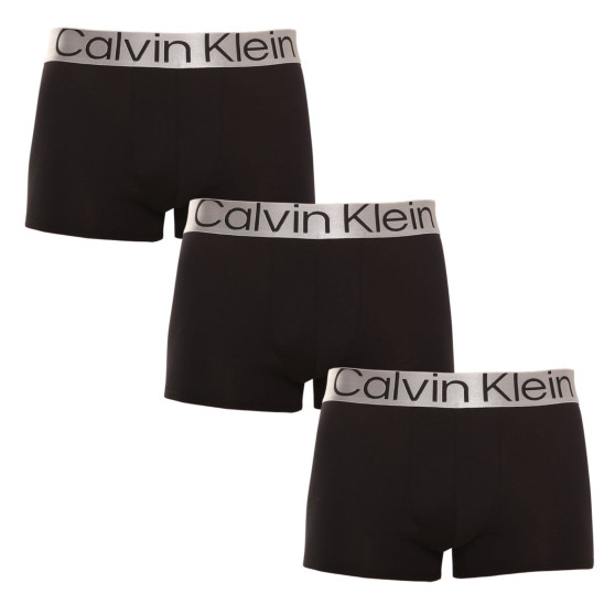 3PACK boxeri bărbați Calvin Klein negri (NB3130A-7V1)