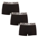3PACK boxeri bărbați Calvin Klein negri (NB3130A-7V1)