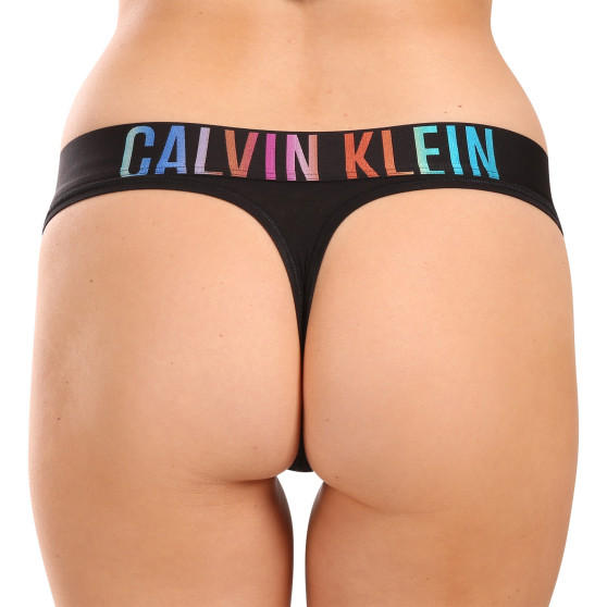 Tanga damă Calvin Klein negri (QF7833E-UB1)