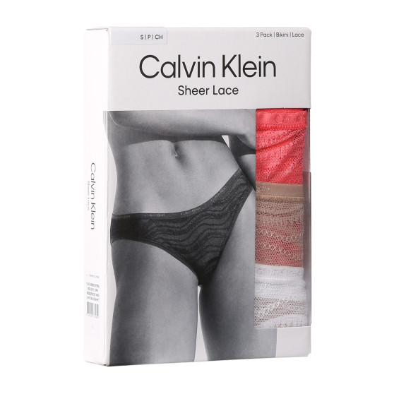 3PACK chiloți damă Calvin Klein multicolori (QD5203E-NOX)