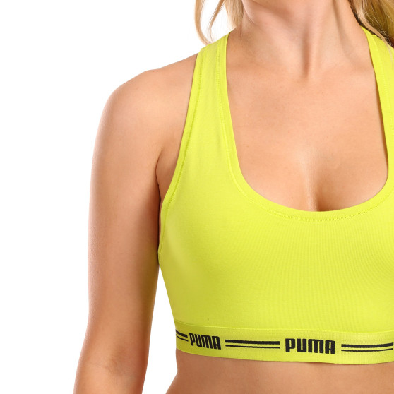 Sutien sport pentru femei Puma galben (604022001 021)
