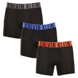 3PACK boxeri bărbați Calvin Klein negri (NB3612A-MDJ)