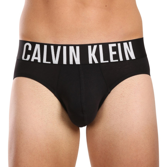 3PACK slipuri bărbați Calvin Klein negre (NB3607A-UB1)