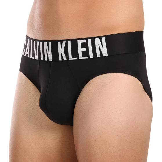 3PACK slipuri bărbați Calvin Klein negre (NB3607A-UB1)
