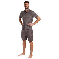 Pijamale pentru bărbați Calvin Klein gri (NM2499E-OF8)