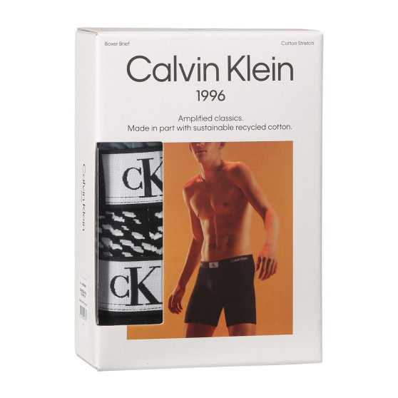 3PACK boxeri bărbați Calvin Klein multicolori (NB3529E-MRU)