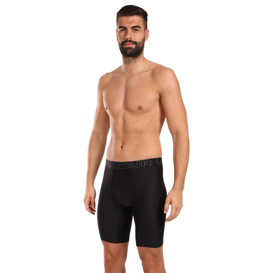 3PACK boxeri bărbați Under Armour negri (1383880 001)