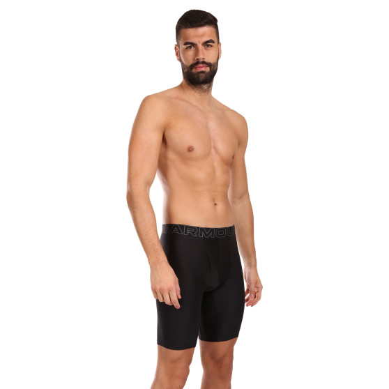 3PACK boxeri bărbați Under Armour negri (1383880 001)