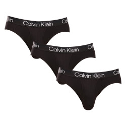 3PACK slipuri bărbați Calvin Klein negre (NB2969A-7VI)