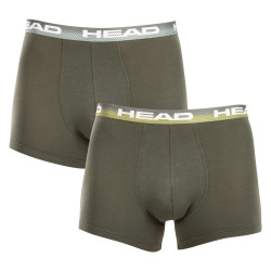 2PACK Boxeri pentru bărbați HEAD verde (701226183 001)