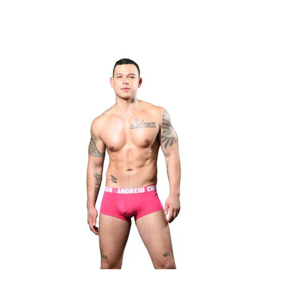 Andrew Christian Boxeri pentru bărbați roz ALMOST NAKED (93202-FUS)