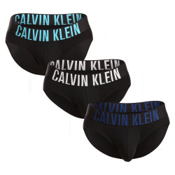 3PACK slipuri bărbați Calvin Klein negre (NB3607A-LXT)