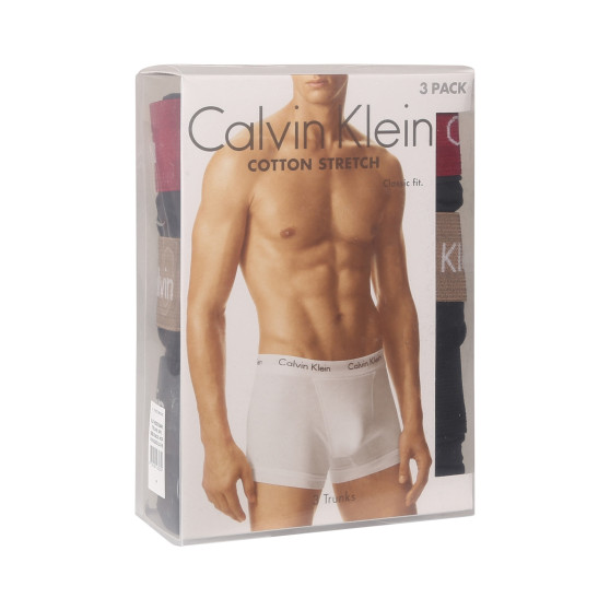 3PACK boxeri bărbați Calvin Klein negri (U2662G-NOP)