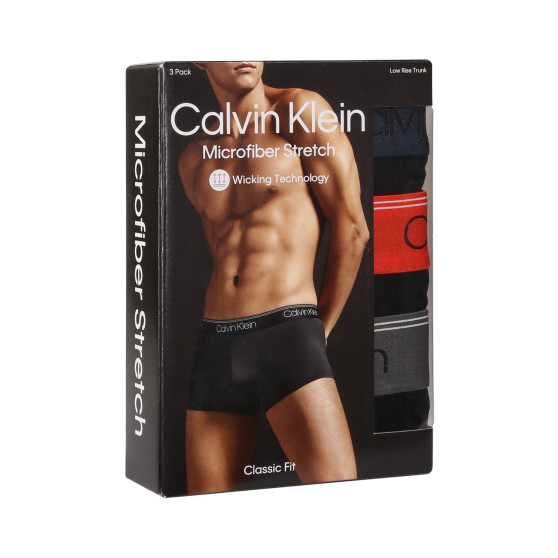 3PACK boxeri bărbați Calvin Klein negri (NB2569A-N33)