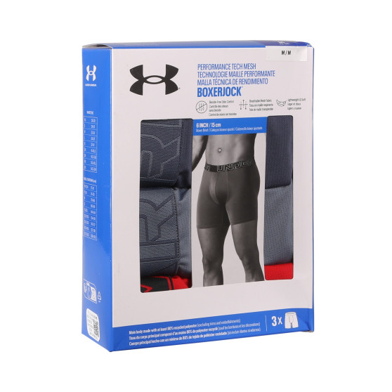 3PACK boxeri bărbați Under Armour multicolori (1383884 044)