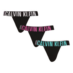 3PACK jocks bărbați Calvin Klein negri (NB3606A-LXR)
